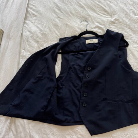 Stradivarius Navy Blue Vest - Picture 6 of 7